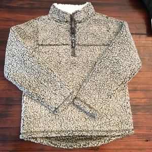 Moss Green Sherpa Fleece Size S
